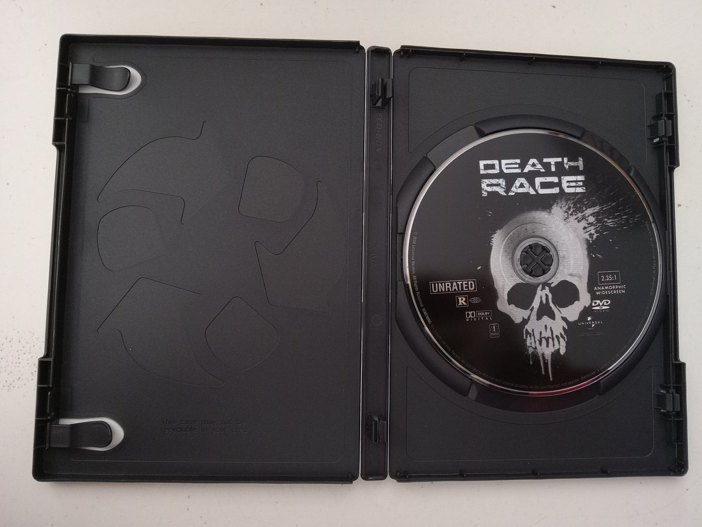 Death Race, DVD Movie, Jason Statham Widescreen, Rated R, USED