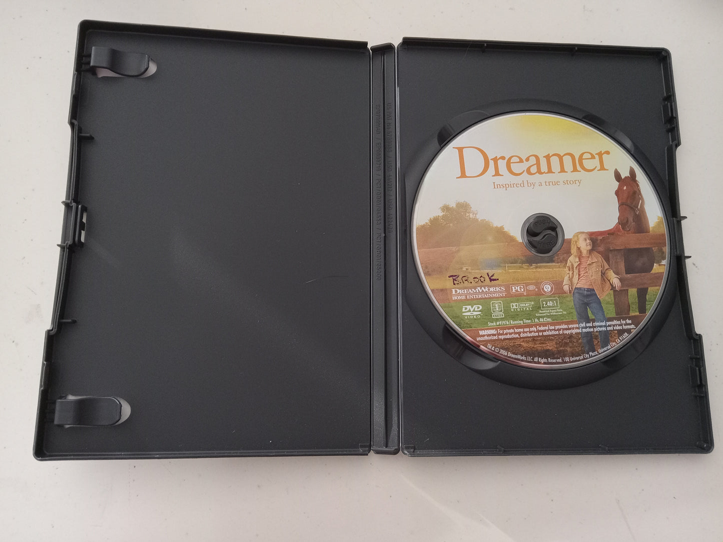 Dreamer, DVD Movie, Kurt Russell Widescreen, Rated PG, USED