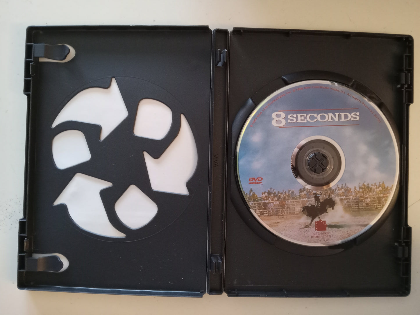 8 Seconds, DVD Movie, Luke Perry Fullscreen, Rated PG-13, USED