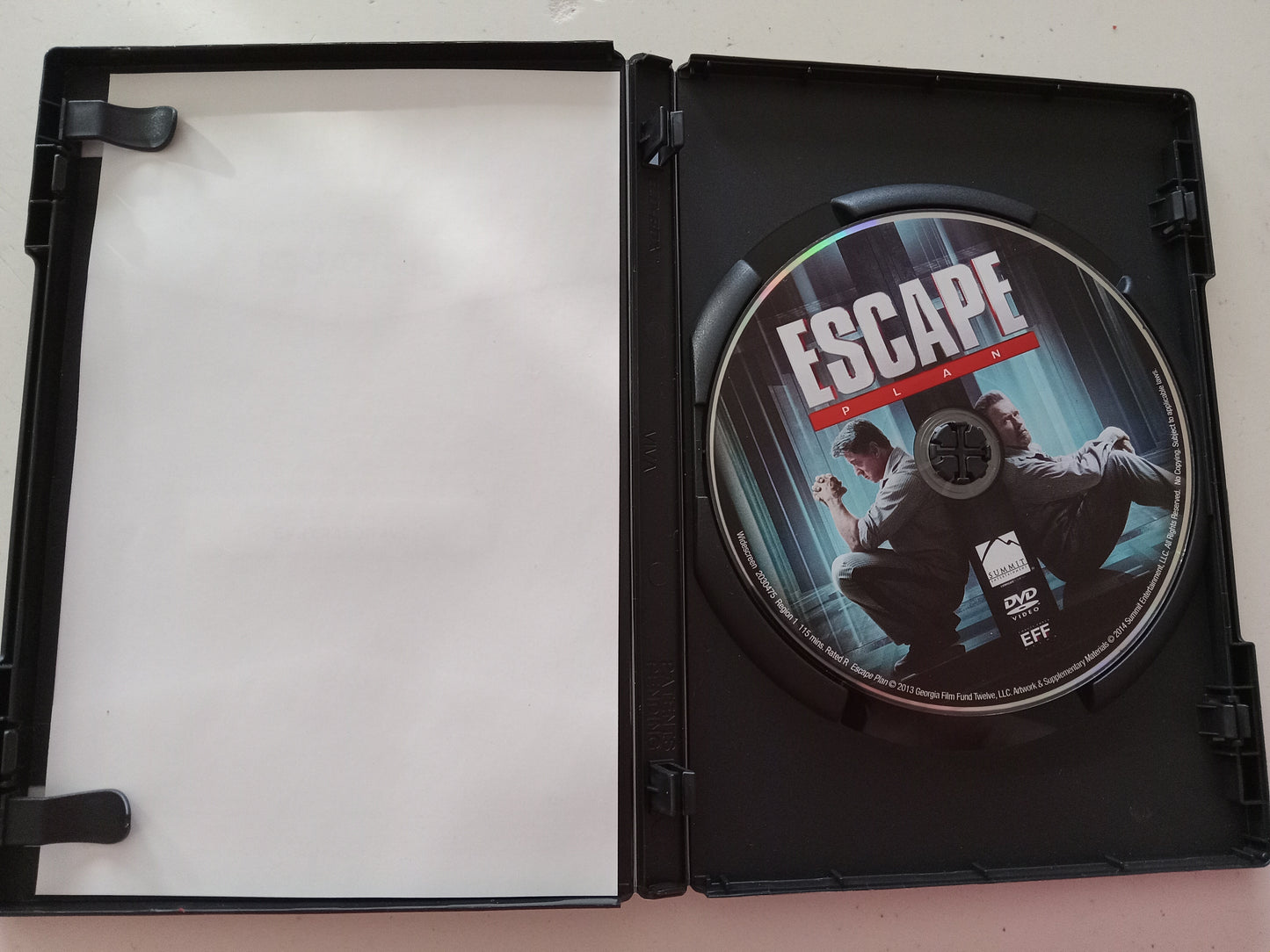 Escape Plan, DVD Movie, Arnold Schwarzenegger Widescreen, Rated R, USED