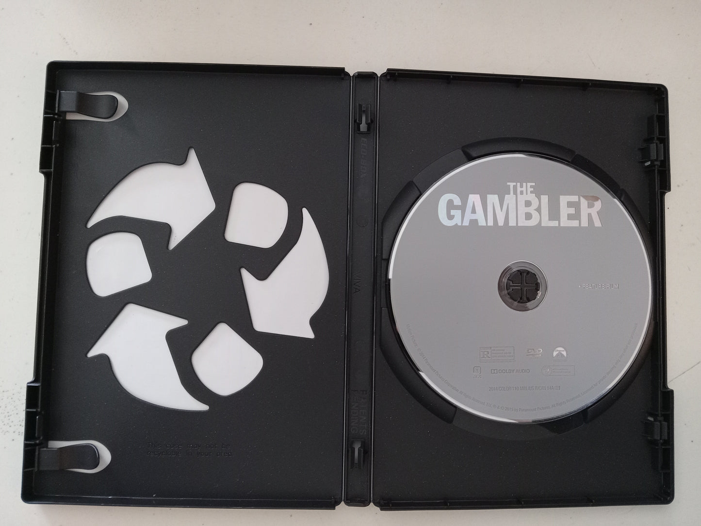 The Gambler, DVD Movie, Mark Wahlberg Widescreen, Rated R, USED