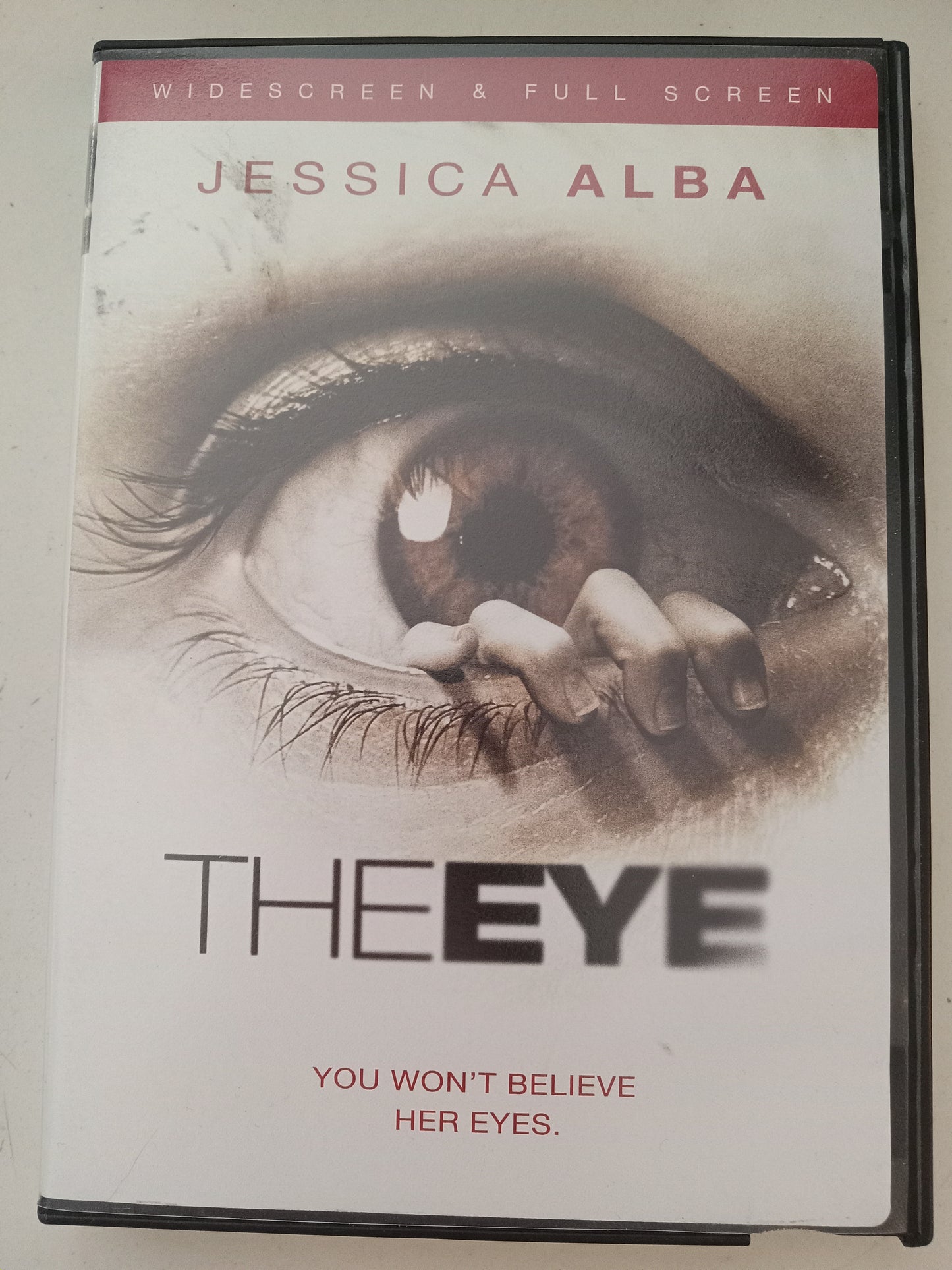The Eye, DVD Movie, Jessica Alba Fullscreen, Widescreen, Rated PG-13, USED