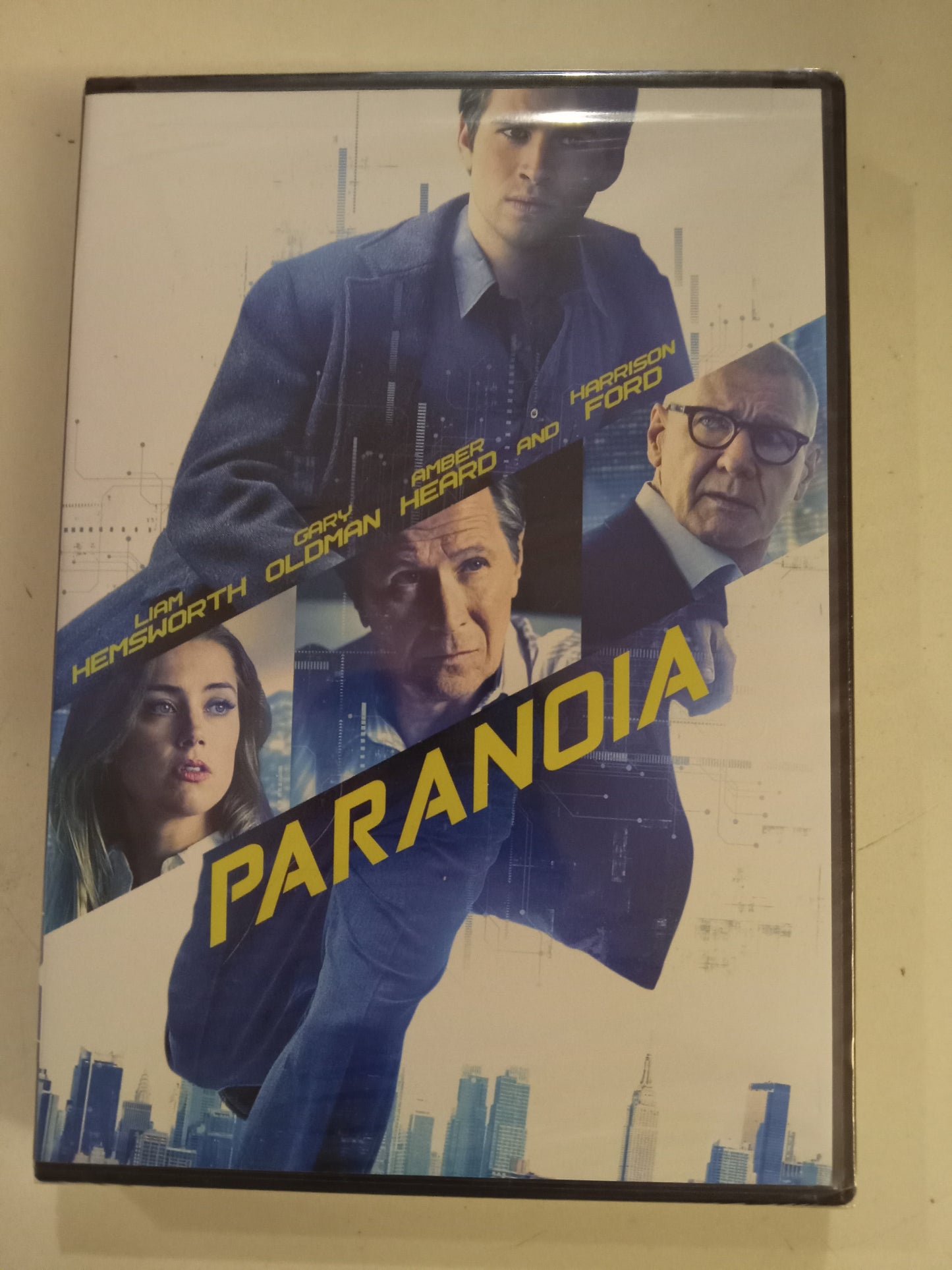 Paranoia, DVD Movie, "Deception is Power" Ed. Liam Hemsworth Widescreen, Rated PG-13, NEW/USED