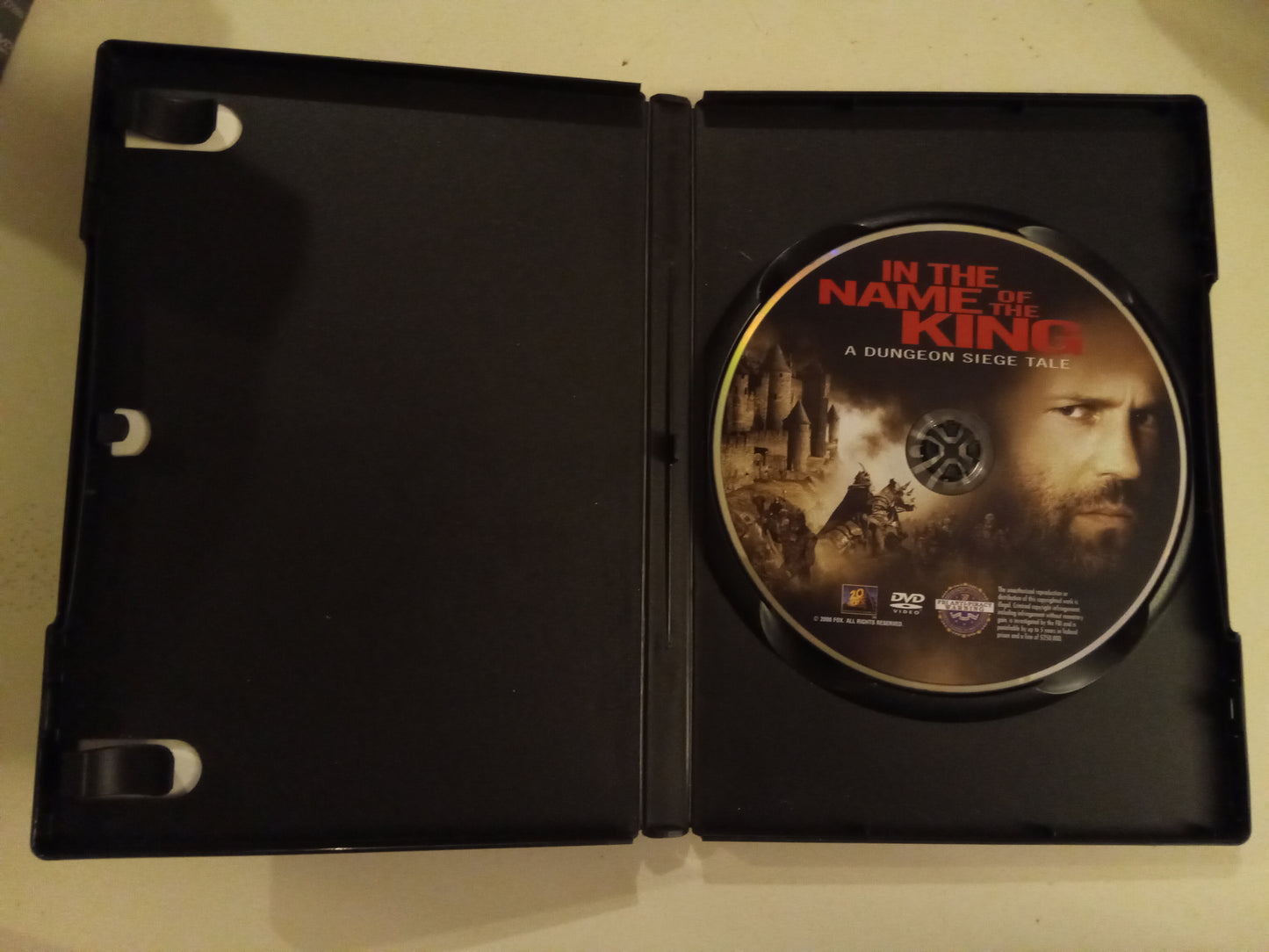 In The Name Of The King, DVD Movie, Jason Statham Widescreen, Rated PG-13, USED