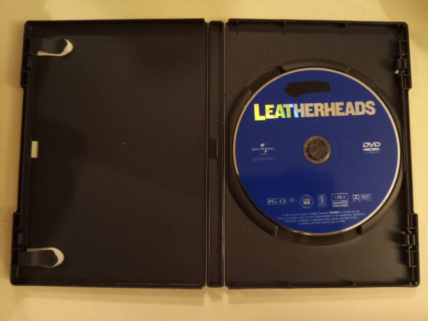 LeatherHeads, DVD Movie, George Clooney Widescreen, Rated PG-13, USED