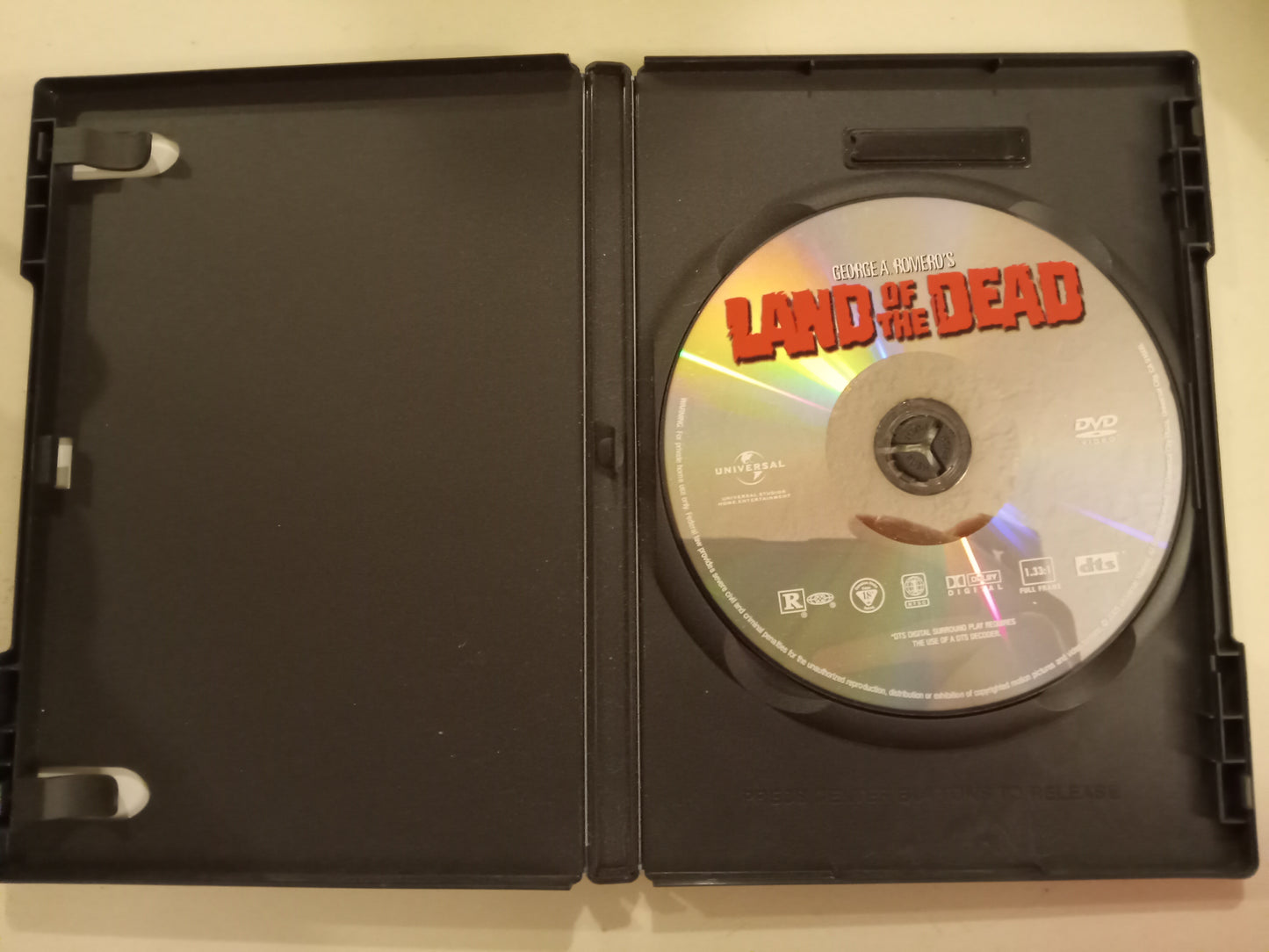 Land Of The Dead, DVD Movie, Dennis Hopper Fullscreen, Rated R, USED