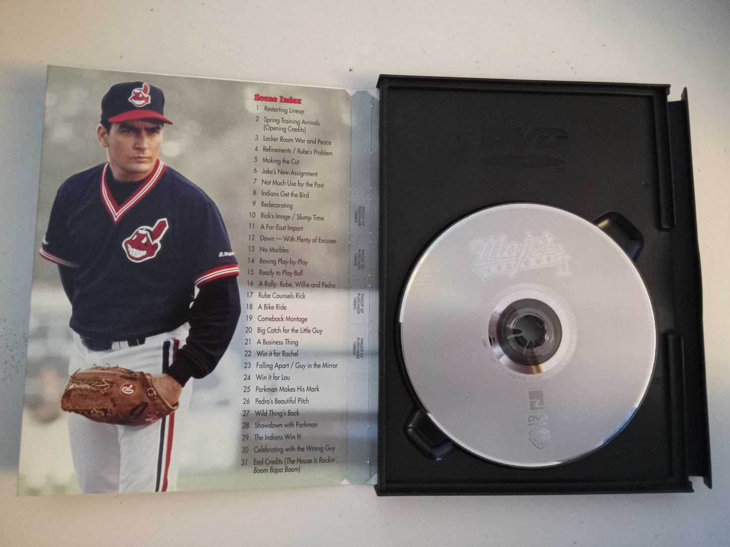 Major League 2, DVD Movie, Charlie Sheen Widescreen, Rated PG, USED