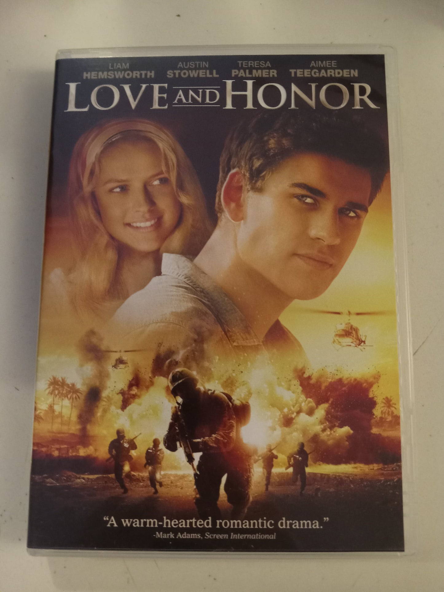 Love And Honor, DVD Movie, Liam Hemsworth Widescreen, Rated R, USED