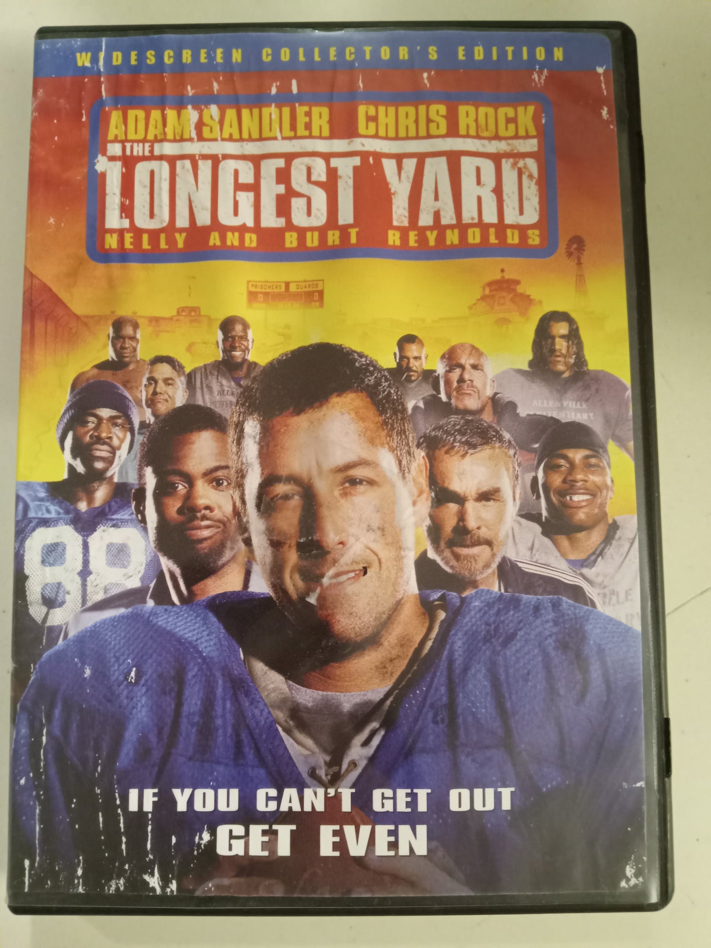 The Longest Yard, DVD Movie, Adam Sandler Widescreen, Rated PG-13, USED