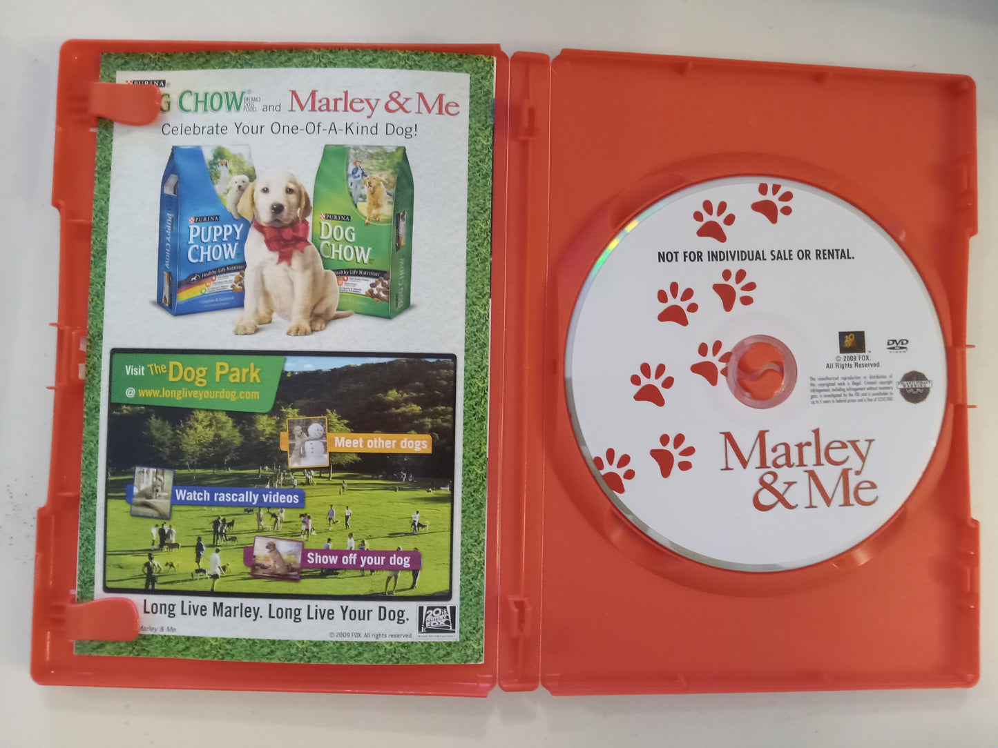 Marley And Me, DVD Movie, Jennifer Aniston Widescreen, Rated PG, NEW/USED