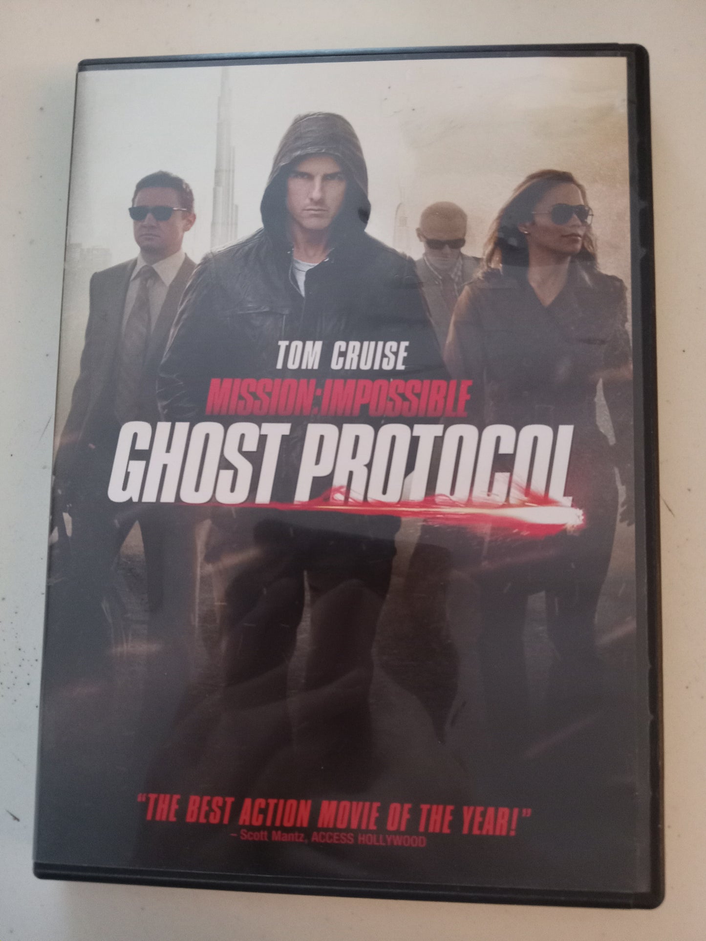 Mission Impossible Ghost Protocol, DVD Movie, Tom Cruise Widescreen, Rated PG-13, USED