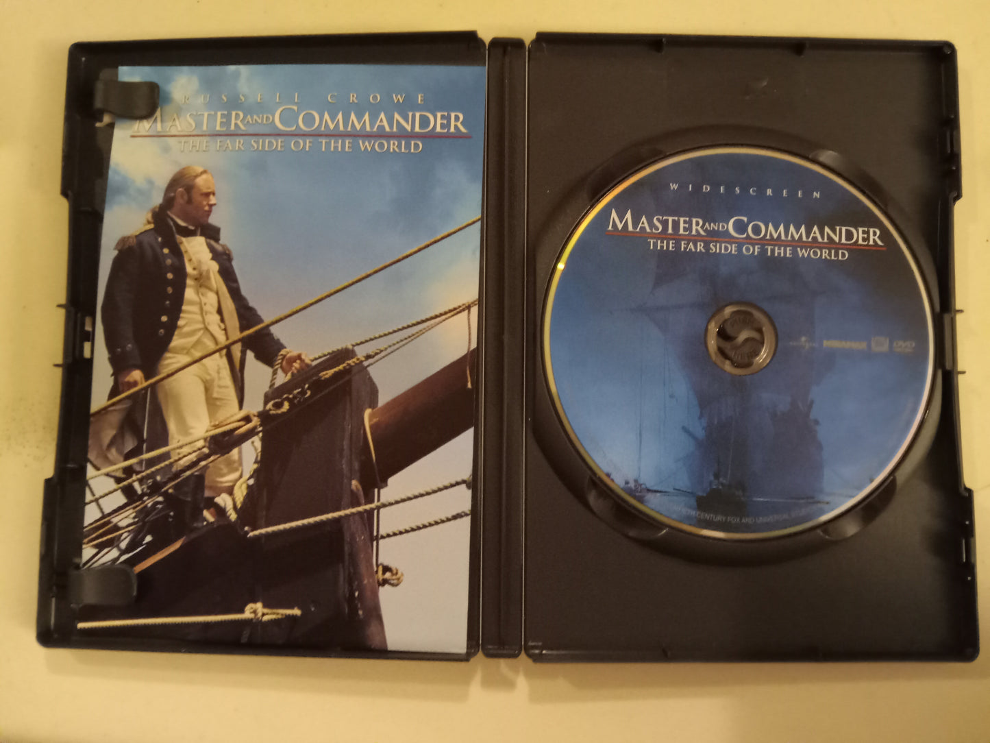 Master And Commander, The Far Side Of The World, DVD Movie, Russell Crowe Fullscreen, Widescreen, Rated PG-13, USED