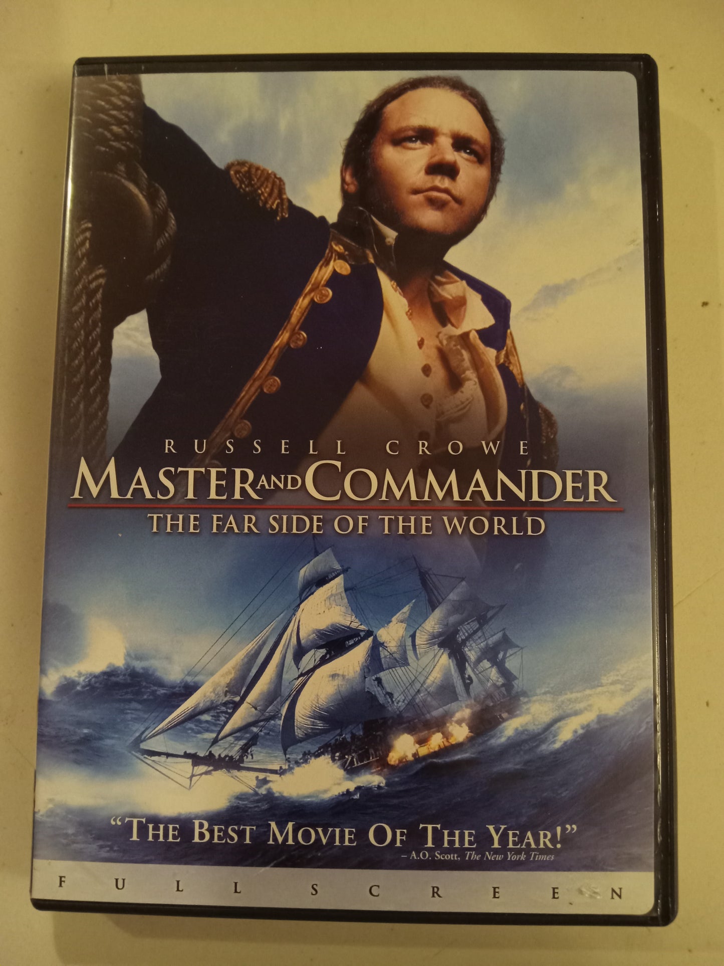 Master And Commander, The Far Side Of The World, DVD Movie, Russell Crowe Fullscreen, Widescreen, Rated PG-13, USED