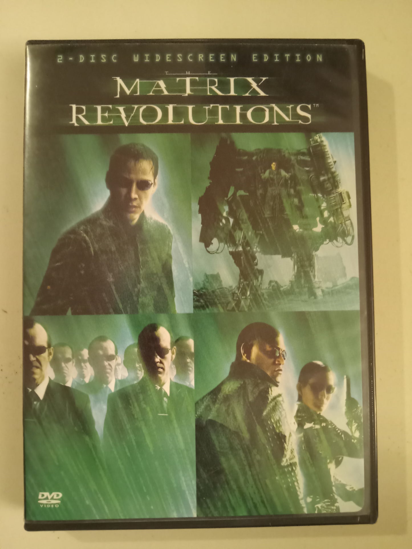 Matrix Revolutions, 2 Disc DVD Movie, Keanu Reeves Fullscreen/Widescreen, Rated R, USED