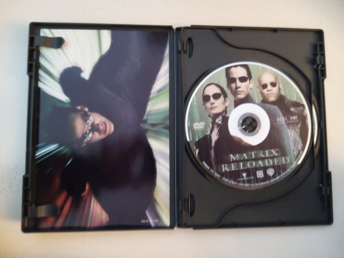Matrix Reloaded, 2 Disc DVD Movie, Keanu Reeves Fullscreen/Widescreen, Rated R, USED
