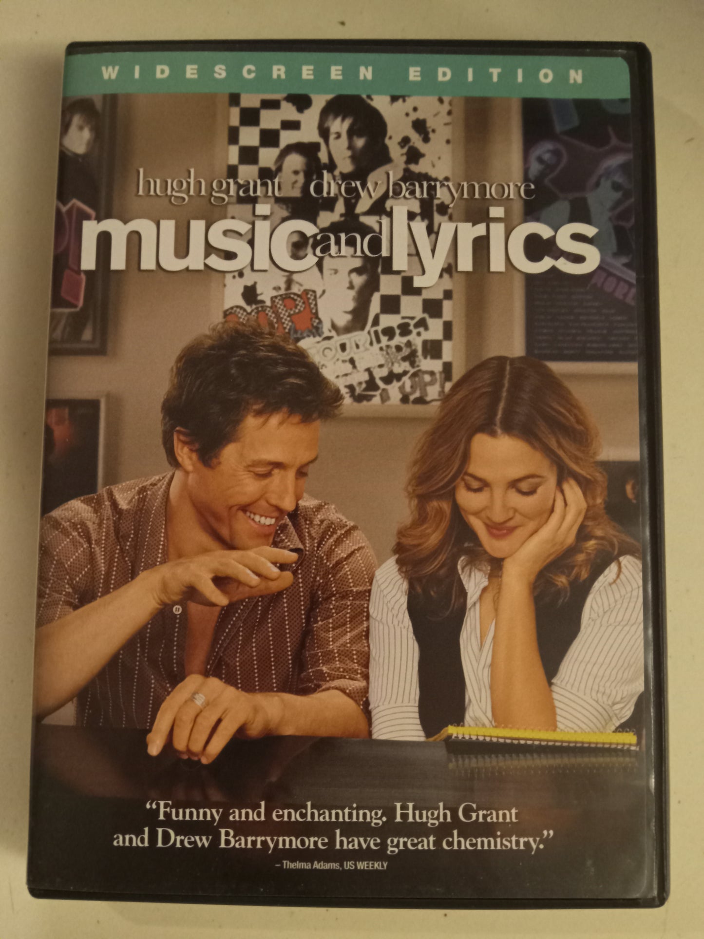Music And Lyrics, DVD Movie, Drew Barrymore Fullscreen/Widescreen, Rated PG-13, USED