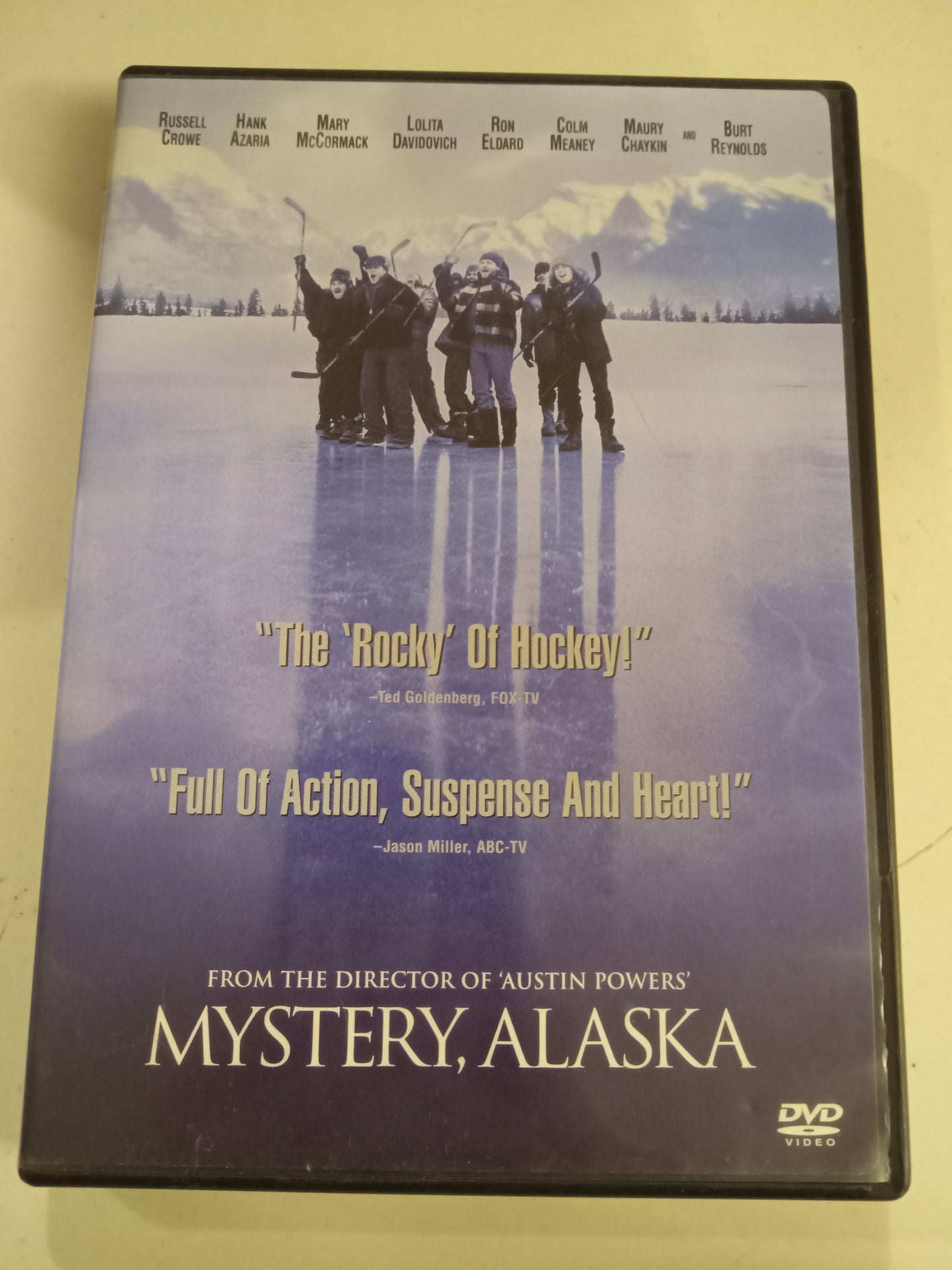 Mystery, Alaska, DVD Movie, Russell Crowe Widescreen, Rated R, USED