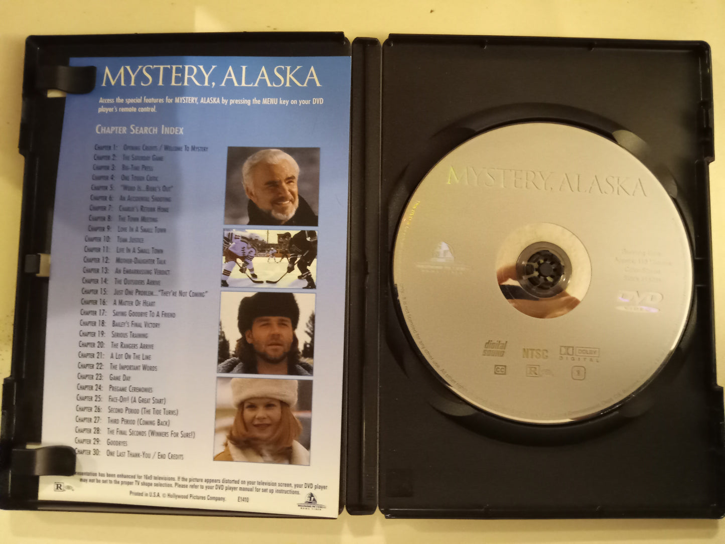 Mystery, Alaska, DVD Movie, Russell Crowe Widescreen, Rated R, USED
