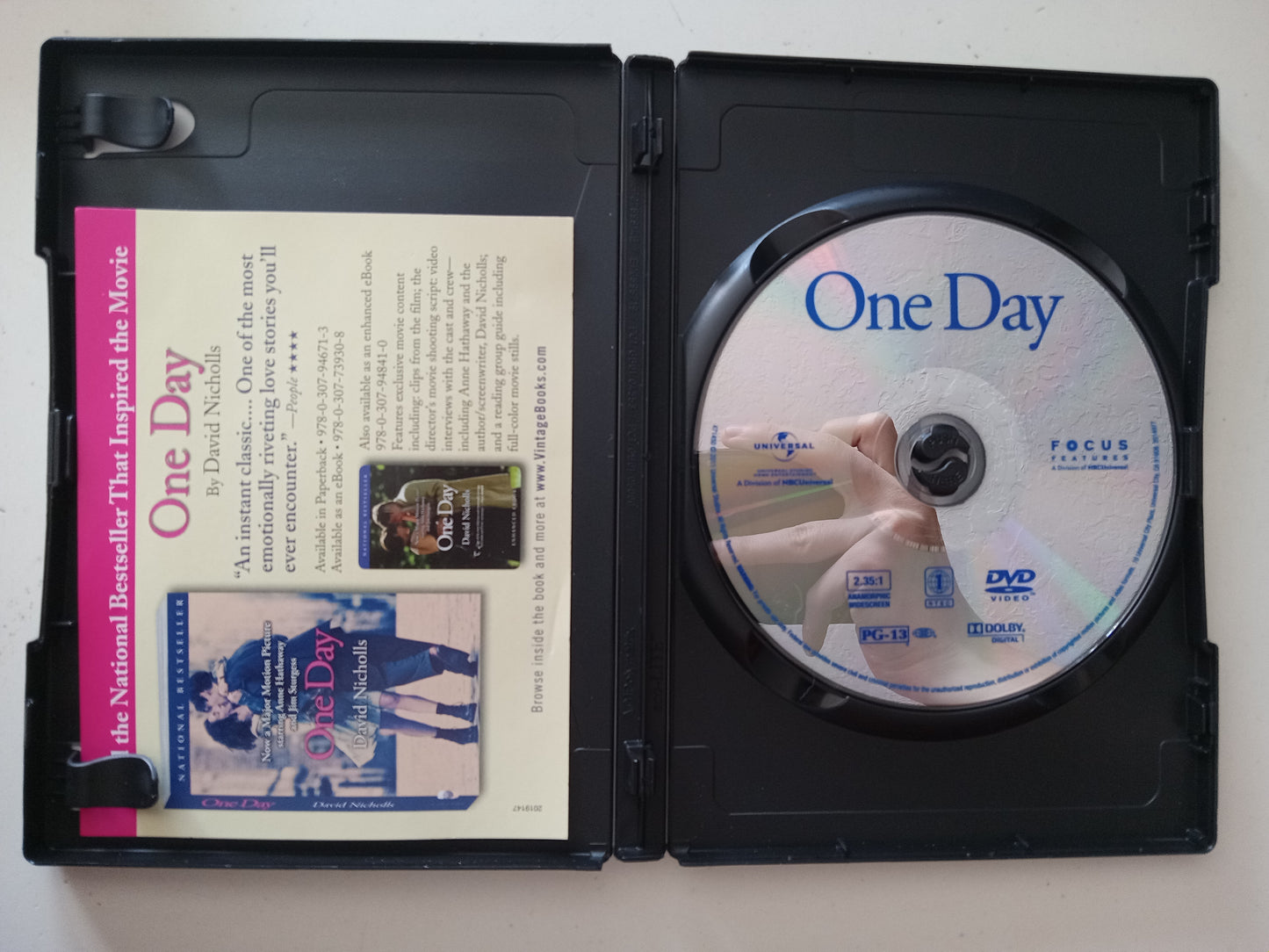 One Day, DVD Movie, Anne Hathaway Widescreen, Rated PG-13, USED