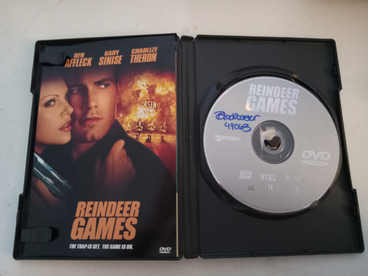 Reindeer Games, DVD Movie, Ben Affleck Widescreen, Rated R, USED