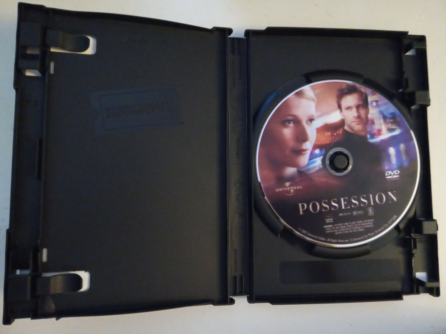 Possession, DVD Movie, Gwyneth Paltrow Widescreen, Rated PG-13, USED