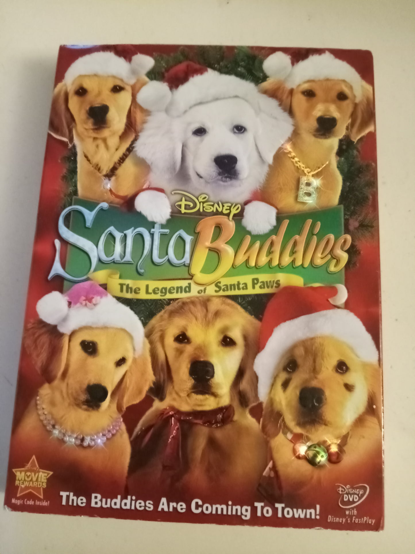 Santa Buddies, The Legend of Santa Paws, Disney DVD Movie, Widescreen, Rated G, USED