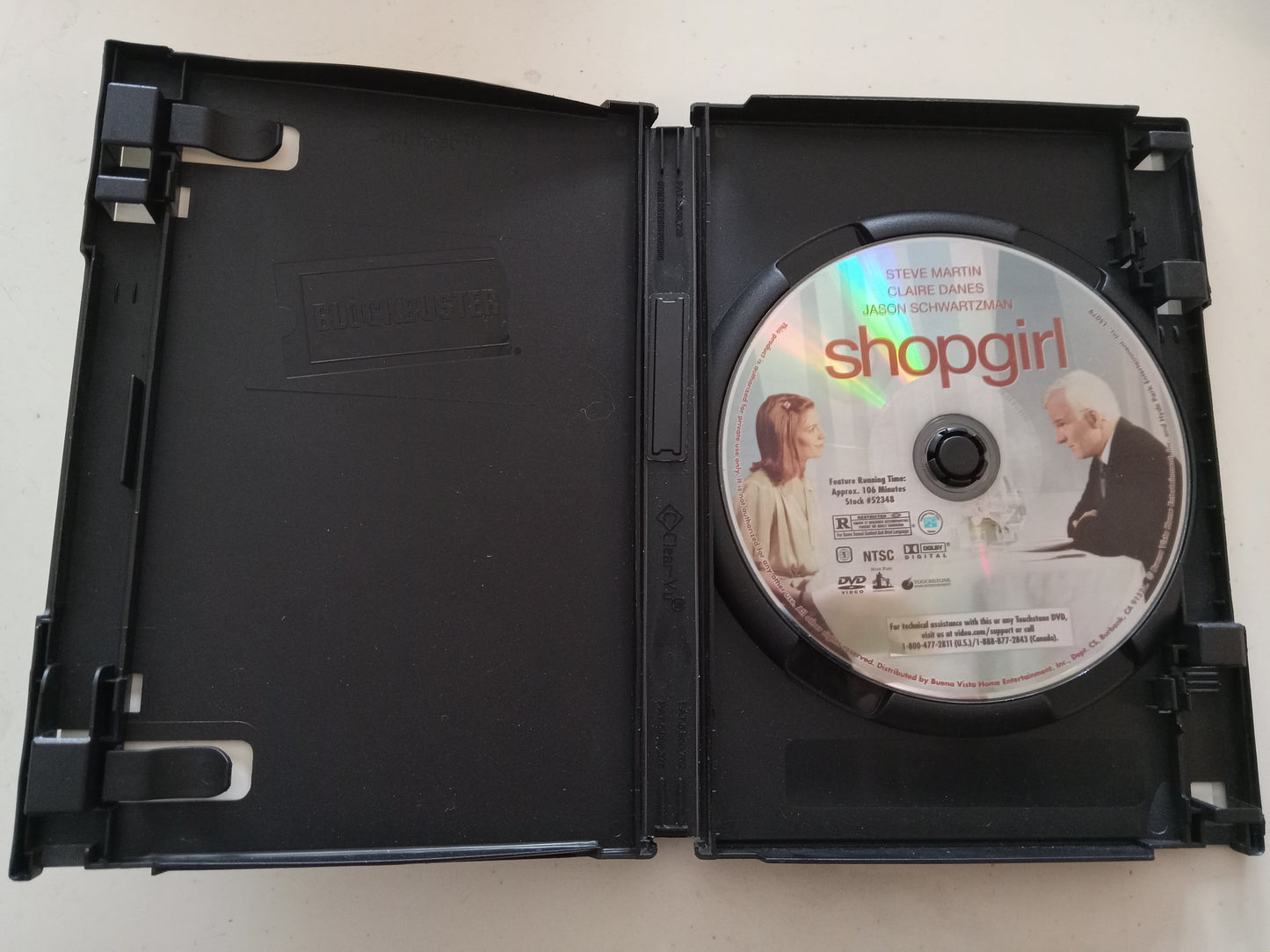 Shopgirl, DVD Movie, Steve Martin Widescreen, Rated R, USED