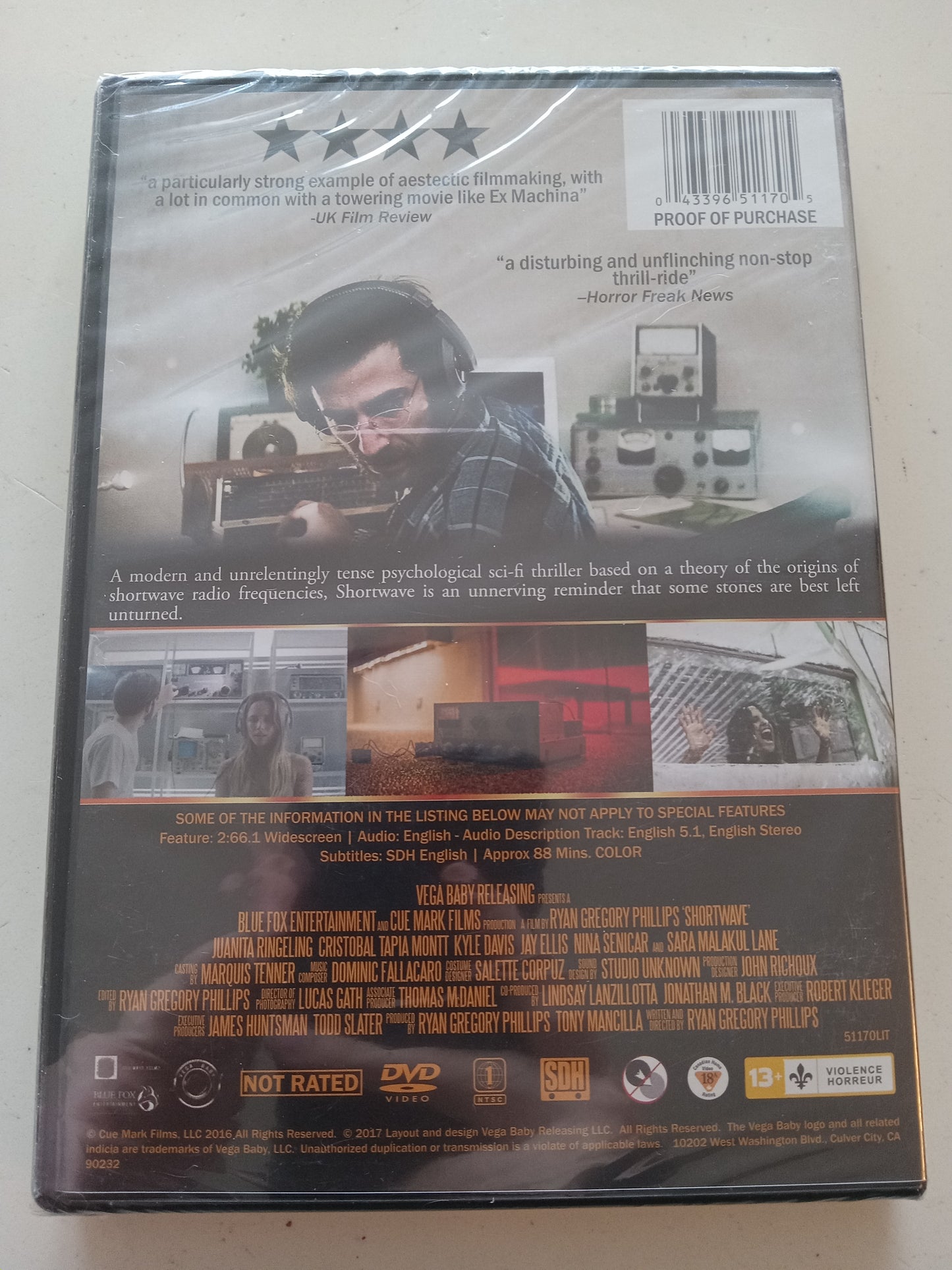 Shortwave, DVD Movie, Juanita Ringeling Widescreen, Not Rated, NEW