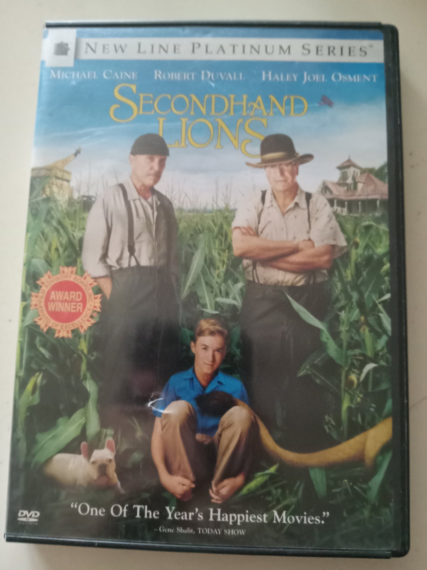 SecondHand Lions, DVD Movie, Robert Duvall Fullscreen, Rated PG, USED