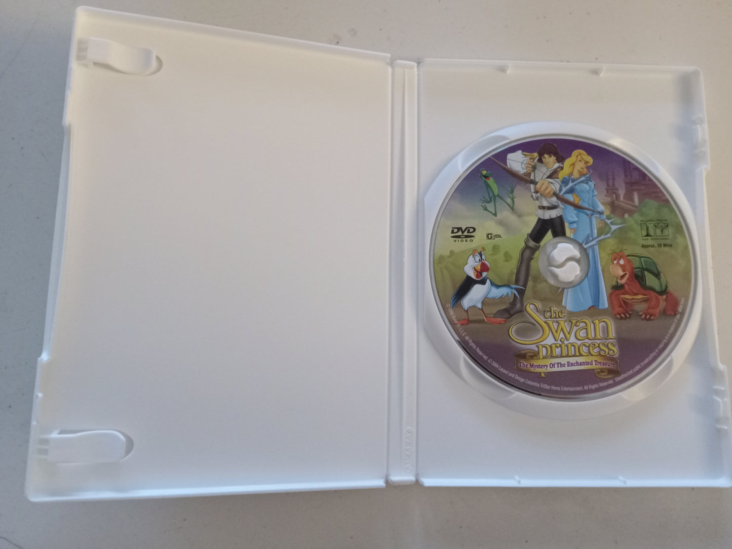 The Swan Princess, The Mystery Of The Enchanted Treasure, Nest Animation, Special Edition, DVD Movie, Fullscreen, Rated G, USED