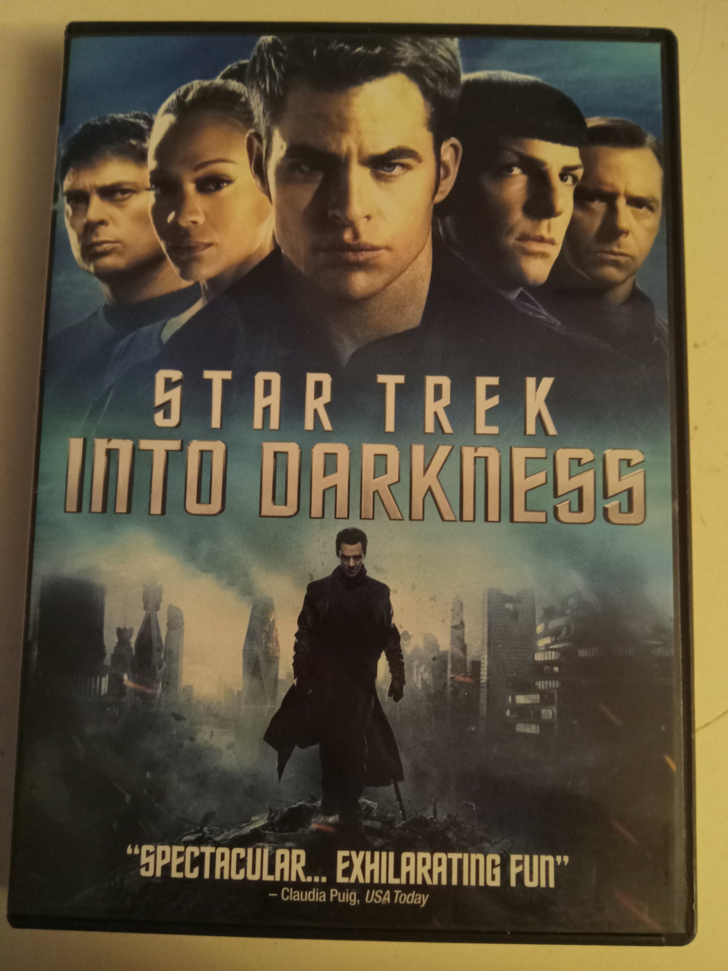Star Trek Into Darkness, DVD Movie, Chris Pine Widescreen, Rated PG-13, USED