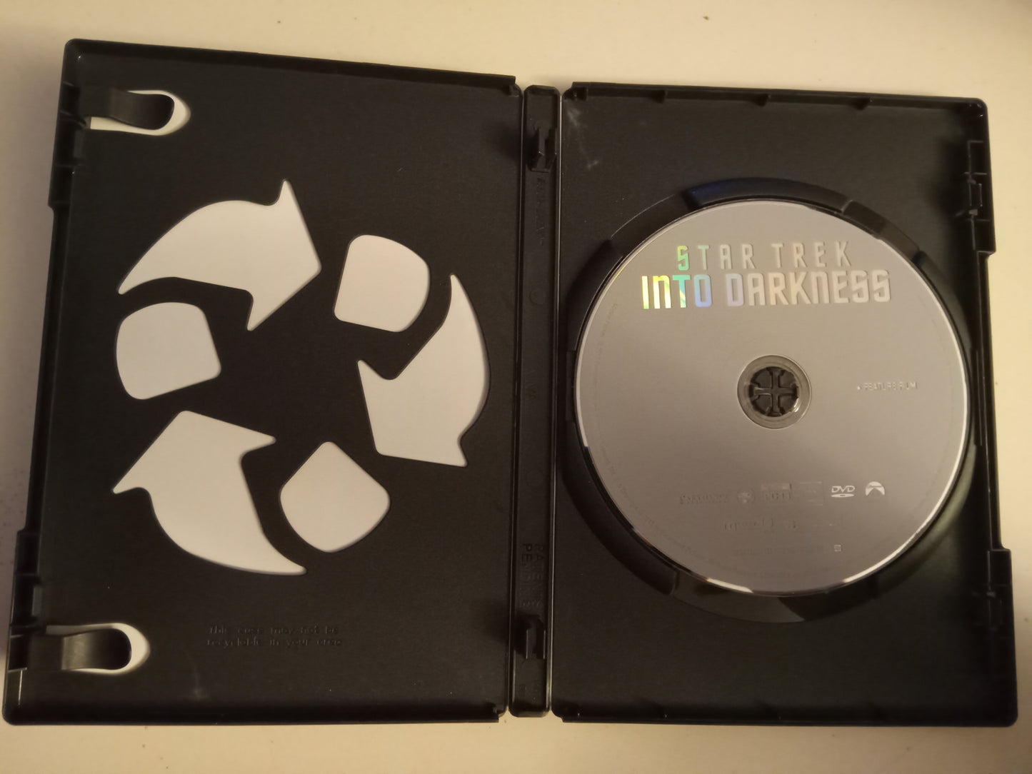 Star Trek Into Darkness, DVD Movie, Chris Pine Widescreen, Rated PG-13, USED