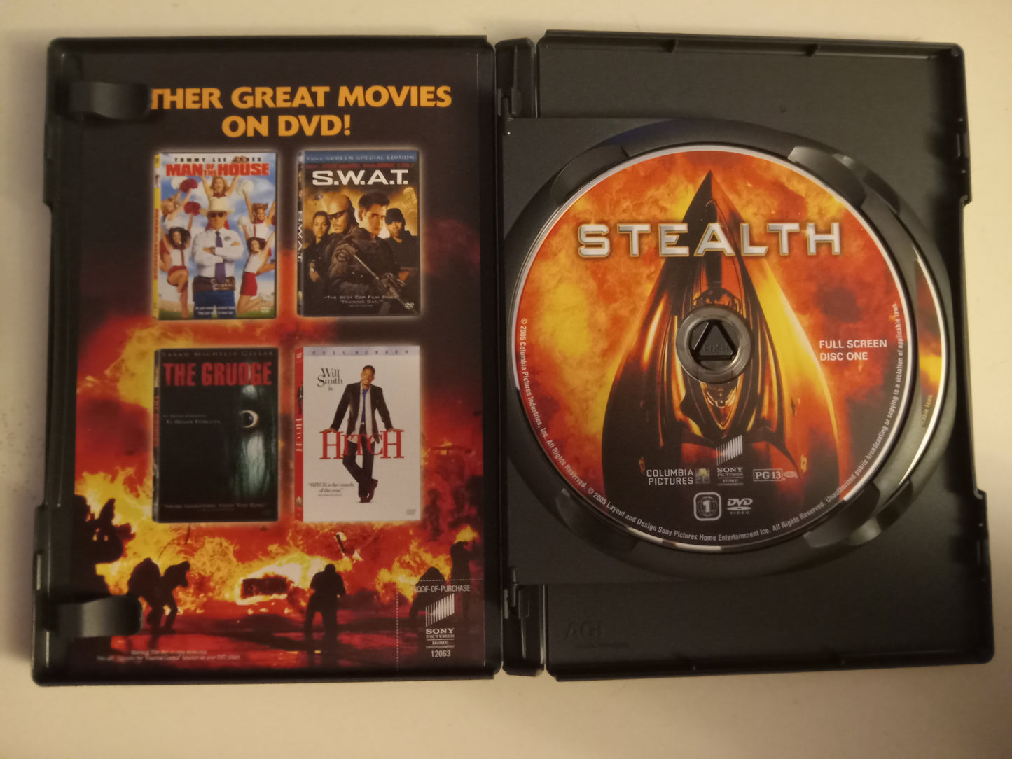 Stealth, Special Edition, DVD Movie, Jamie Foxx Fullscreen, Special Ed. Rated PG-13, USED