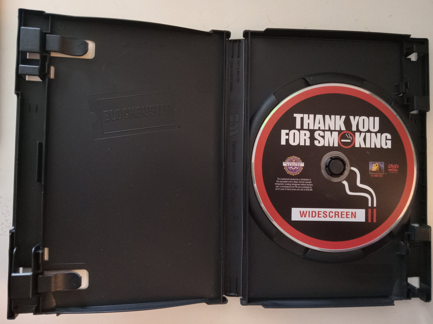Thank You For Smoking, DVD Movie, Aaron Eckhart Widescreen, Rated R, USED