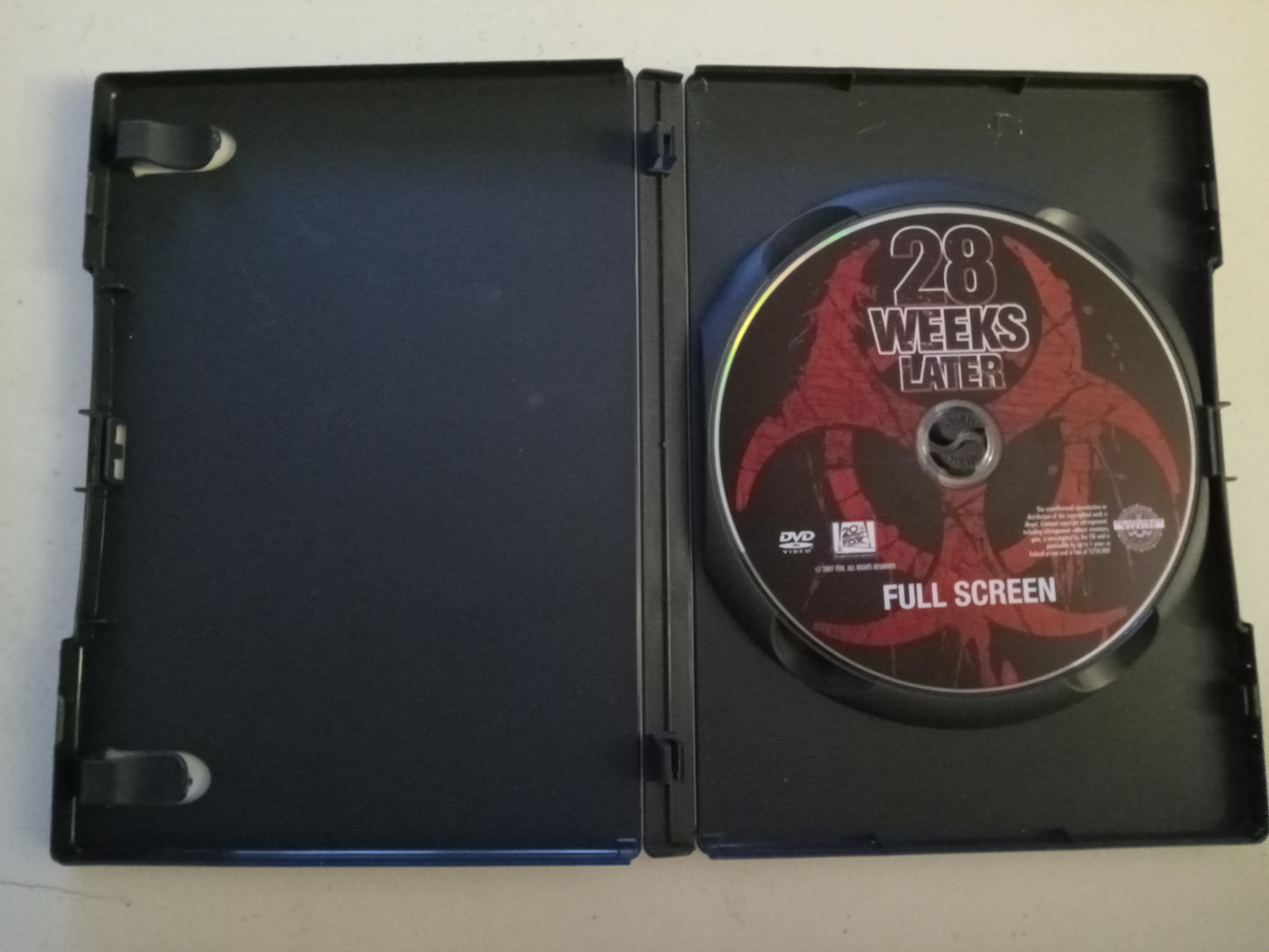 28 Weeks Later, DVD Movie, Robert Carlisle Fullscreen, Rated R, USED