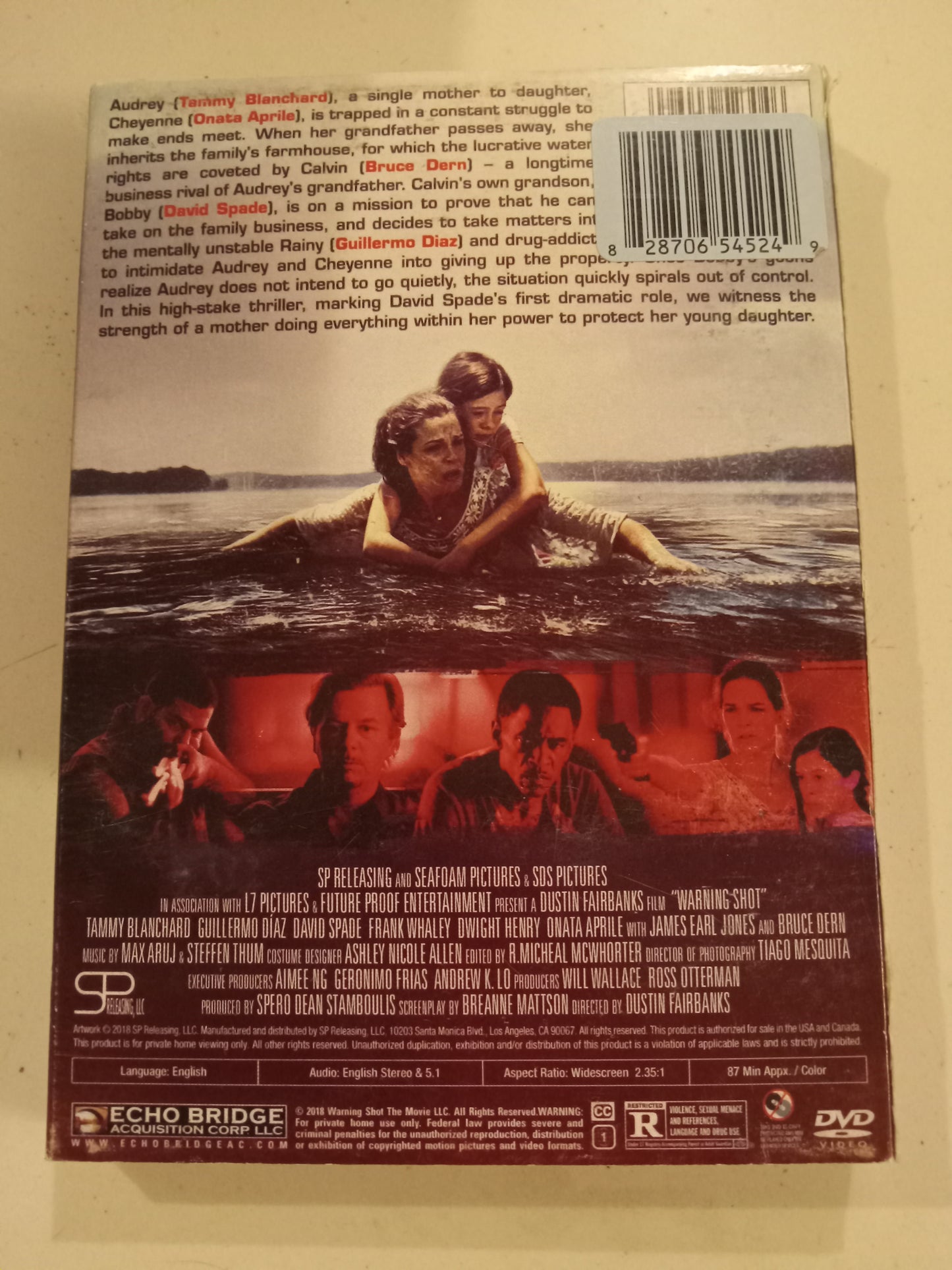 Warning Shot, DVD Movie, Tammy Blanchard Widescreen, Rated R, USED