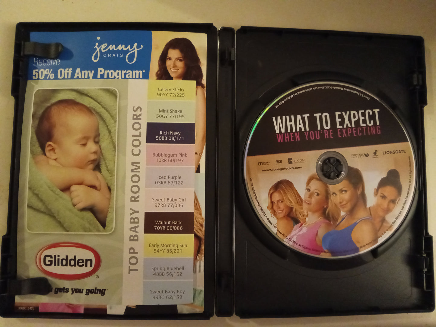 What To Expect When You're Expecting, DVD Movie, Cameron Diaz Widescreen, Rated PG-13, USED