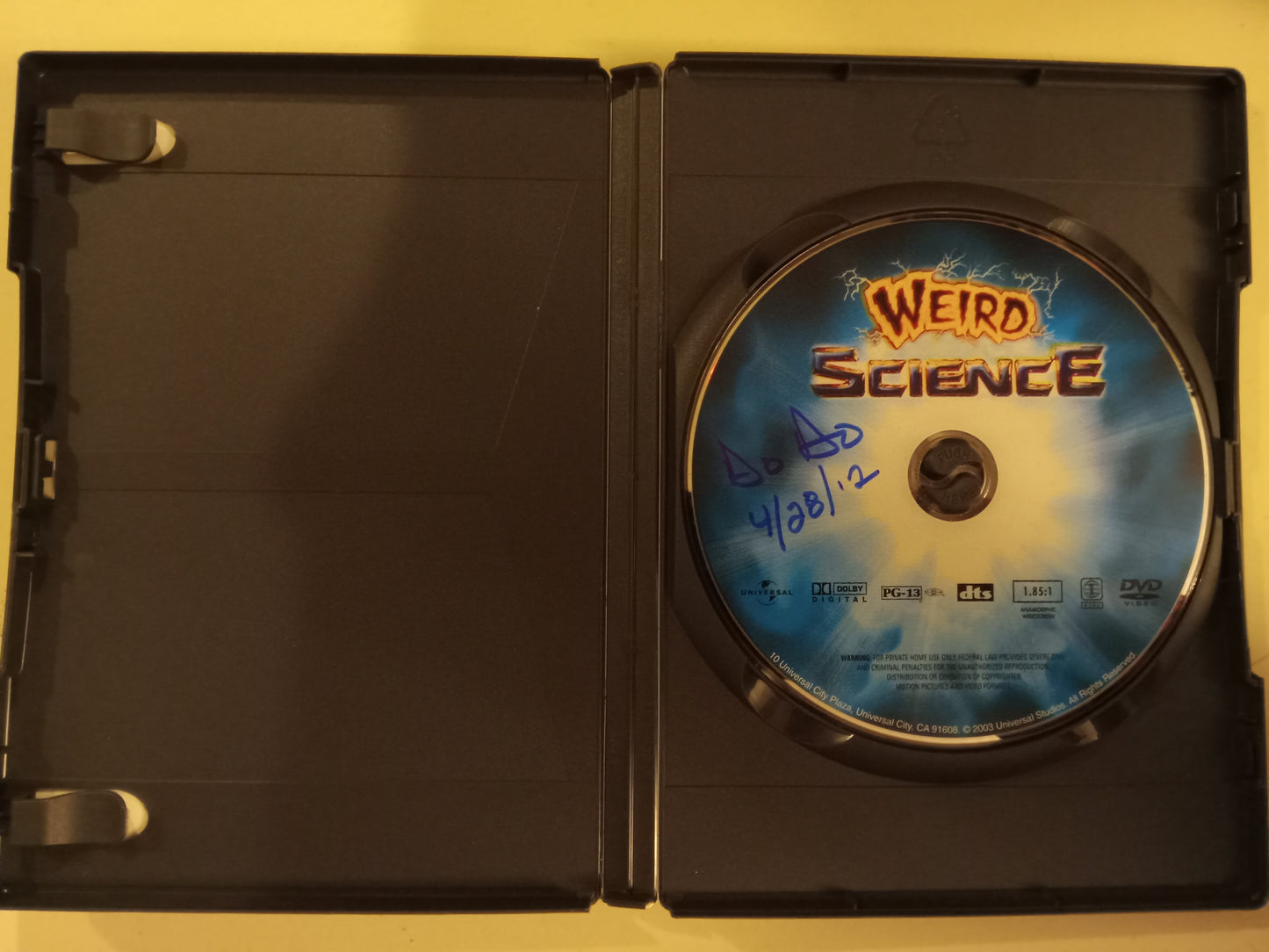 Weird Science, DVD Movie, High School Reunion Collection Anthony Michael Hall Widescreen, Rated PG-13, USED