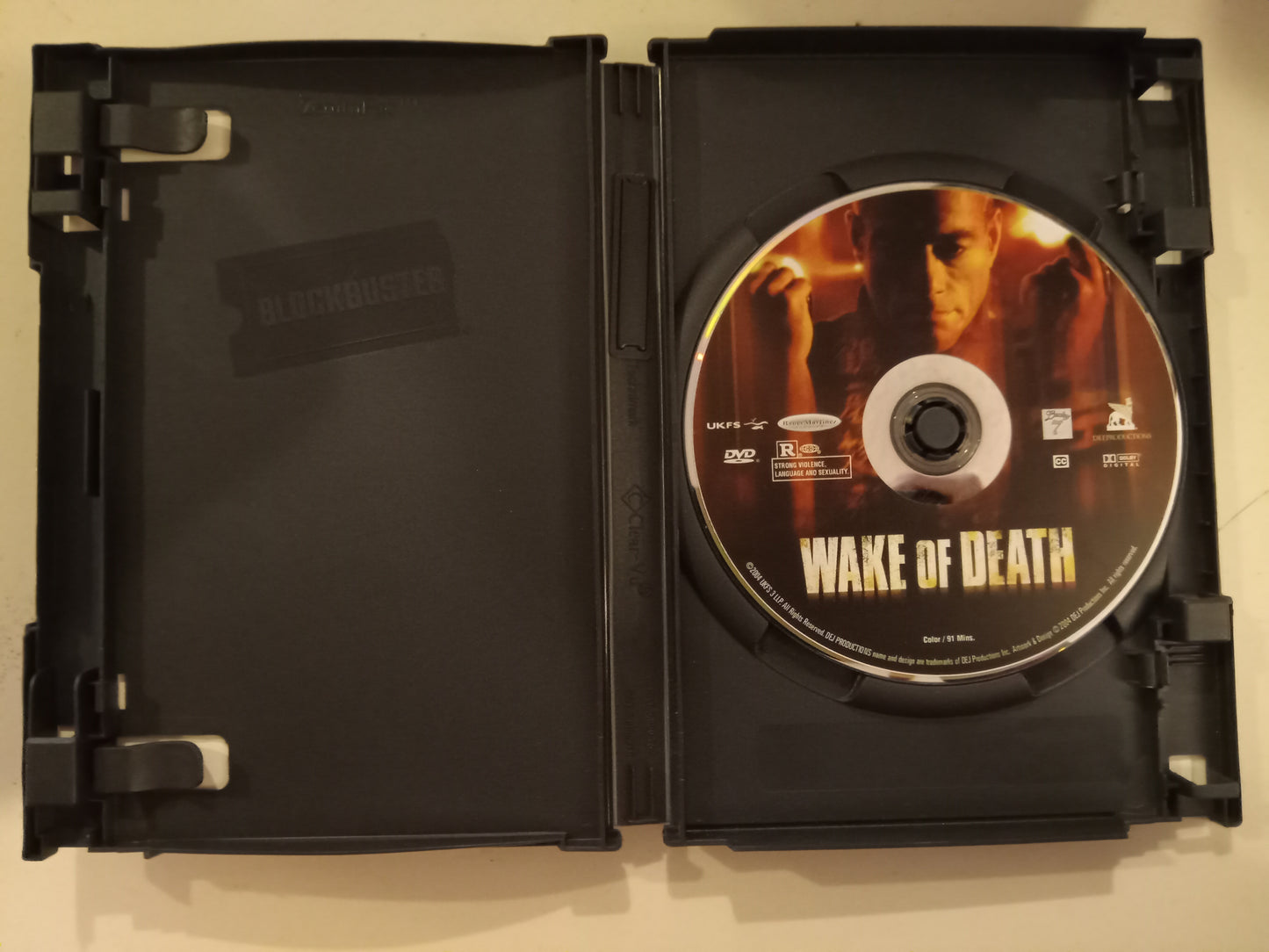 Wake Of Death, DVD Movie, Jean Claude Van Damme Widescreen Rated R, USED