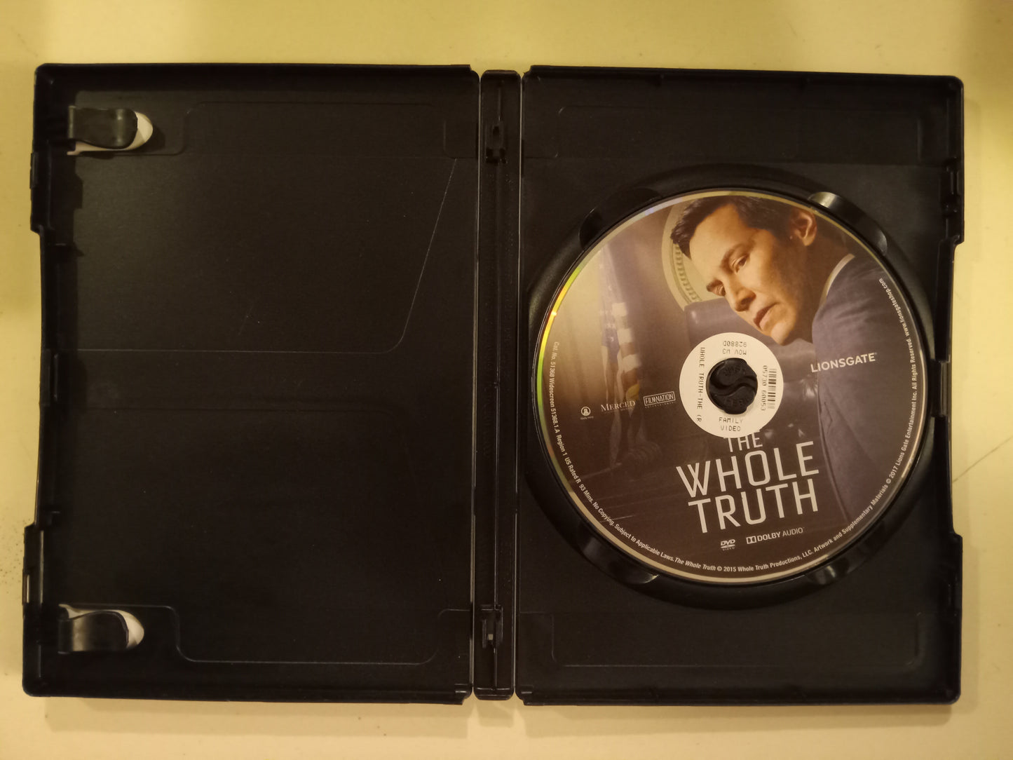 The Whole Truth, DVD Movie, Keanu Reeves Widescreen, Rated R, USED