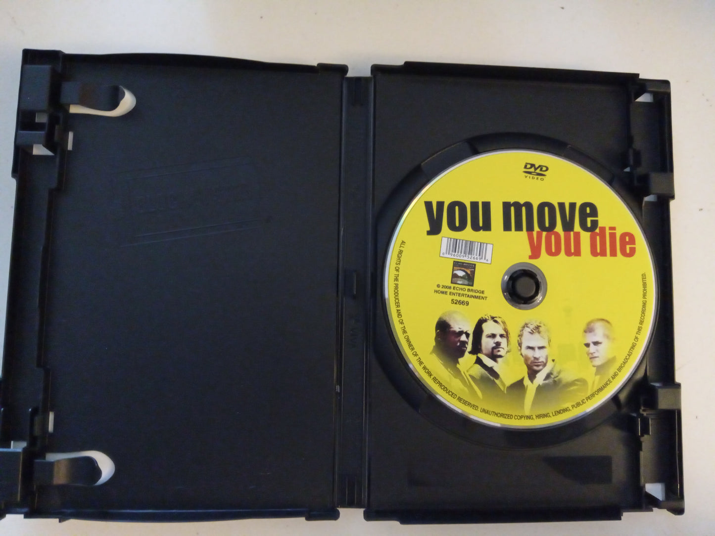 You Move You Die, DVD Movie, Ketzal Sterling Widescreen, Not Rated, USED