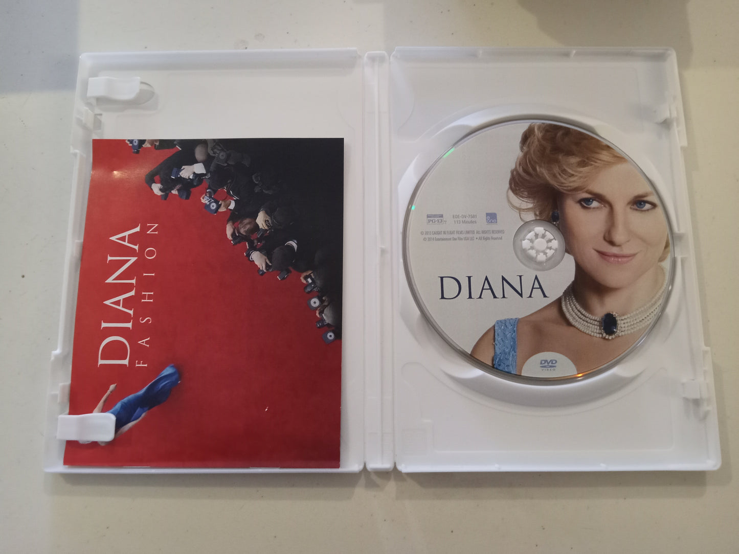 Diana (Princess), DVD Movie, Naomi Watts Widescreen, Rated PG-13, USED