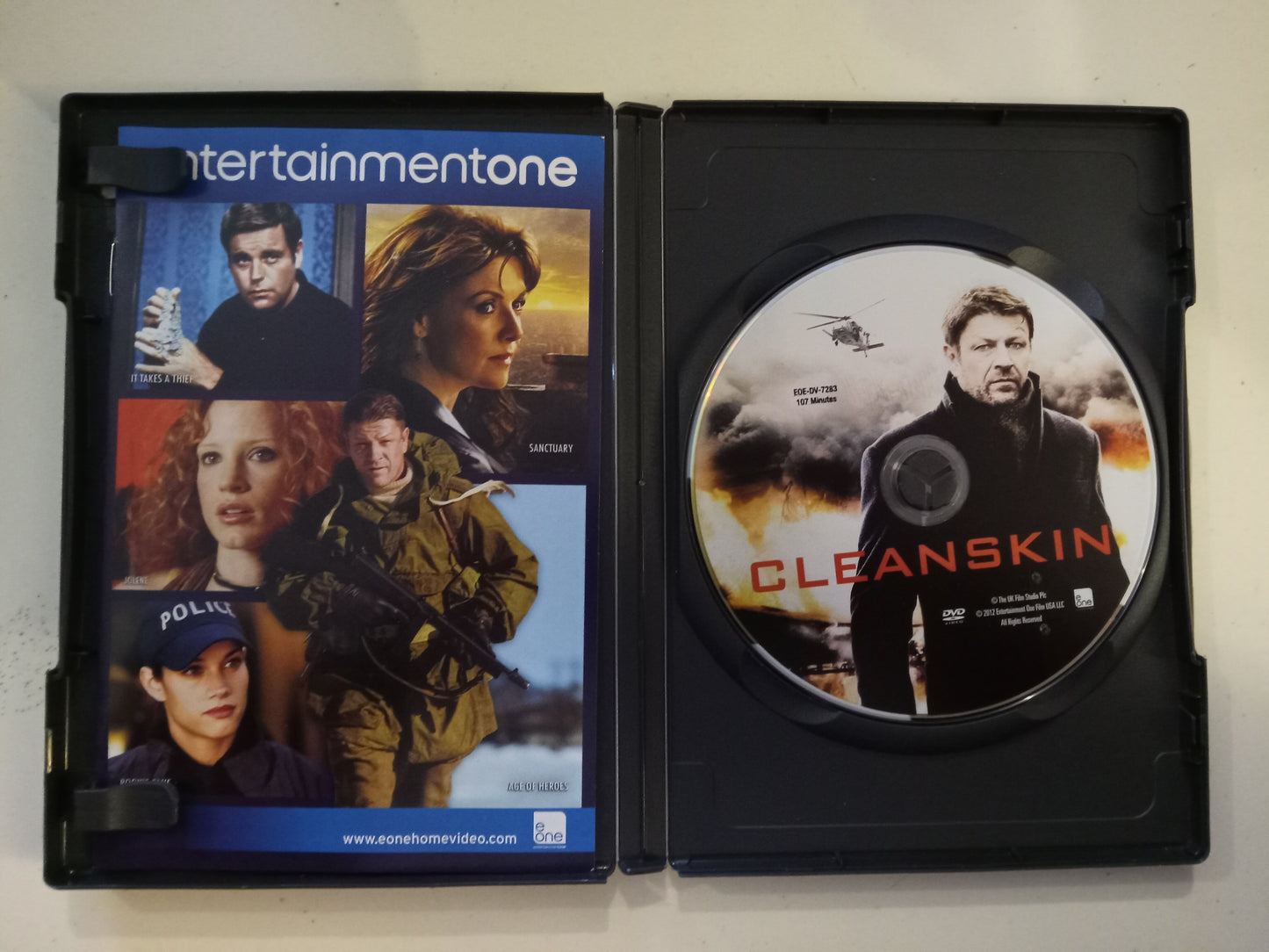 Cleanskin, DVD Movie, Sean Bean Widescreen, Not Rated, USED