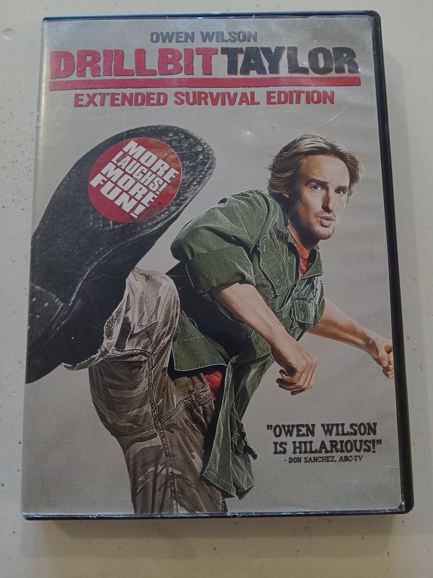 Drillbit Taylor, DVD Movie, Owen Wilson Widescreen, Extended Survival Ed. Rated PG-13, USED