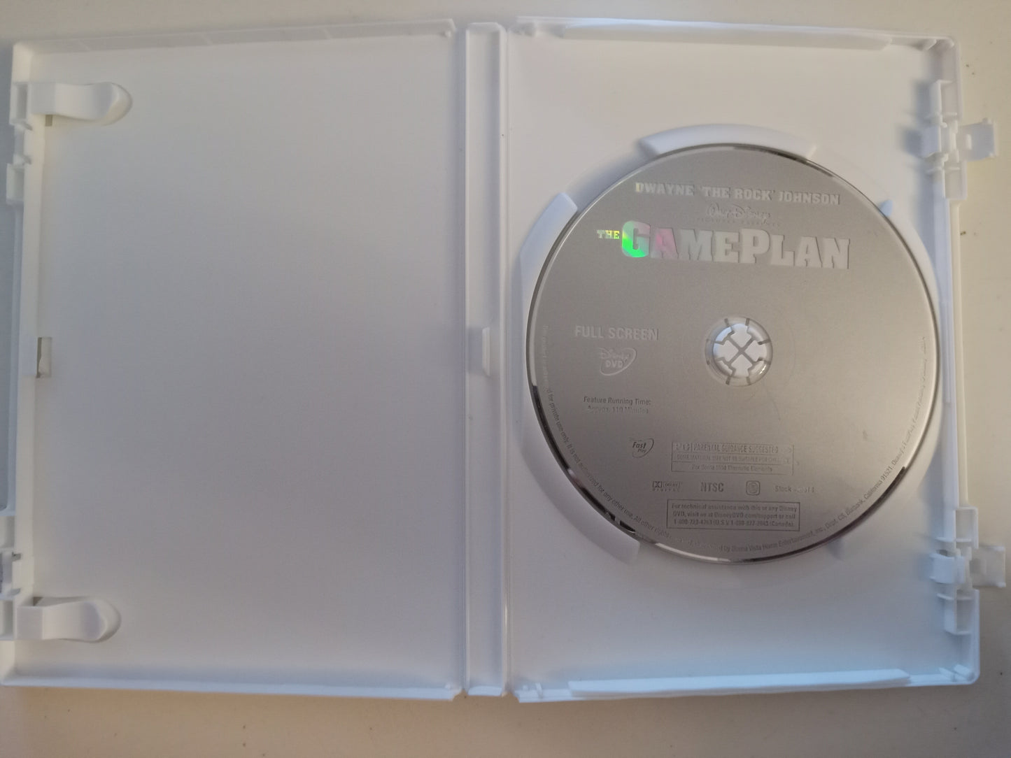 The Game Plan, DVD Movie, Dwayne Johnson, Fullscreen, Rated PG, USED