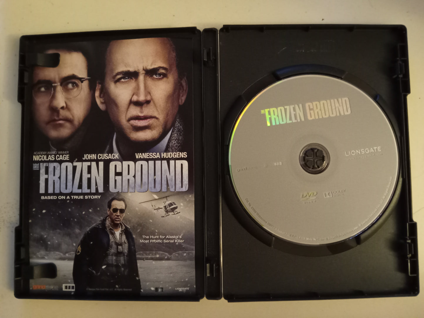 Frozen Ground, DVD Movie, Nicolas Cage Widescreen, Rated R, USED
