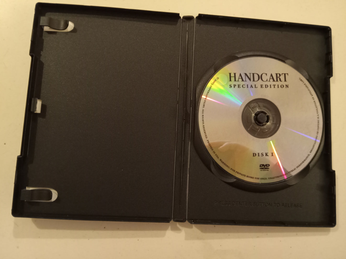 Handcart Special Edition, DVD Movie, Jaelan Petrie, Widescreen, LDS Church Mormons, Rated PG, USED