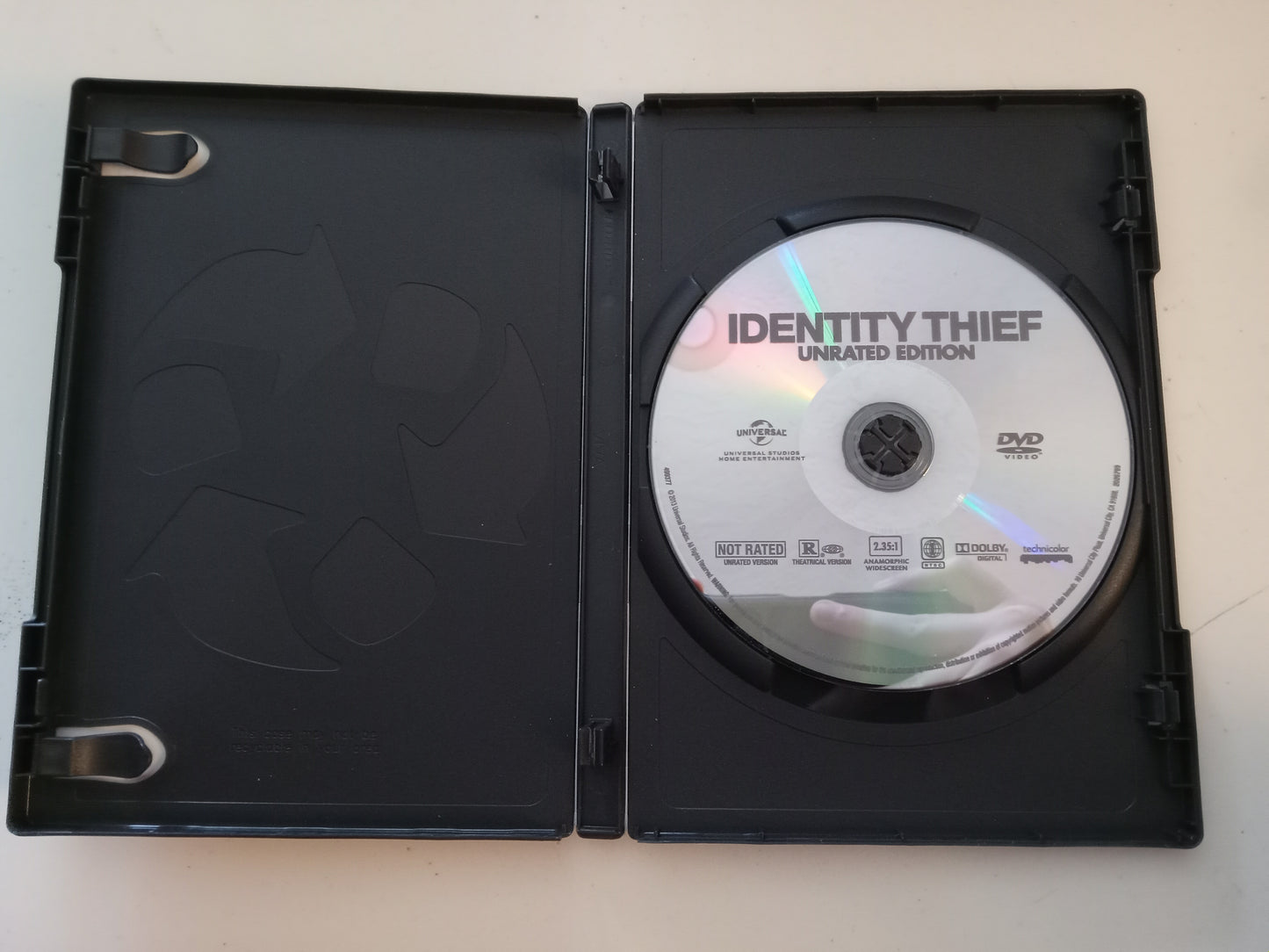 Identity Theft, DVD Movie, Jason Bateman Widescreen, Not Rated/R, USED