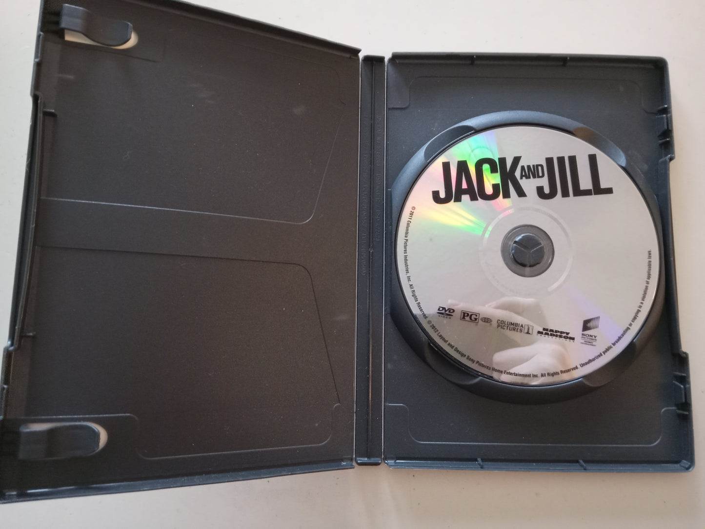 Jack And Jill, DVD Movie, Adam Sandler, Widescreen, Rated PG, USED