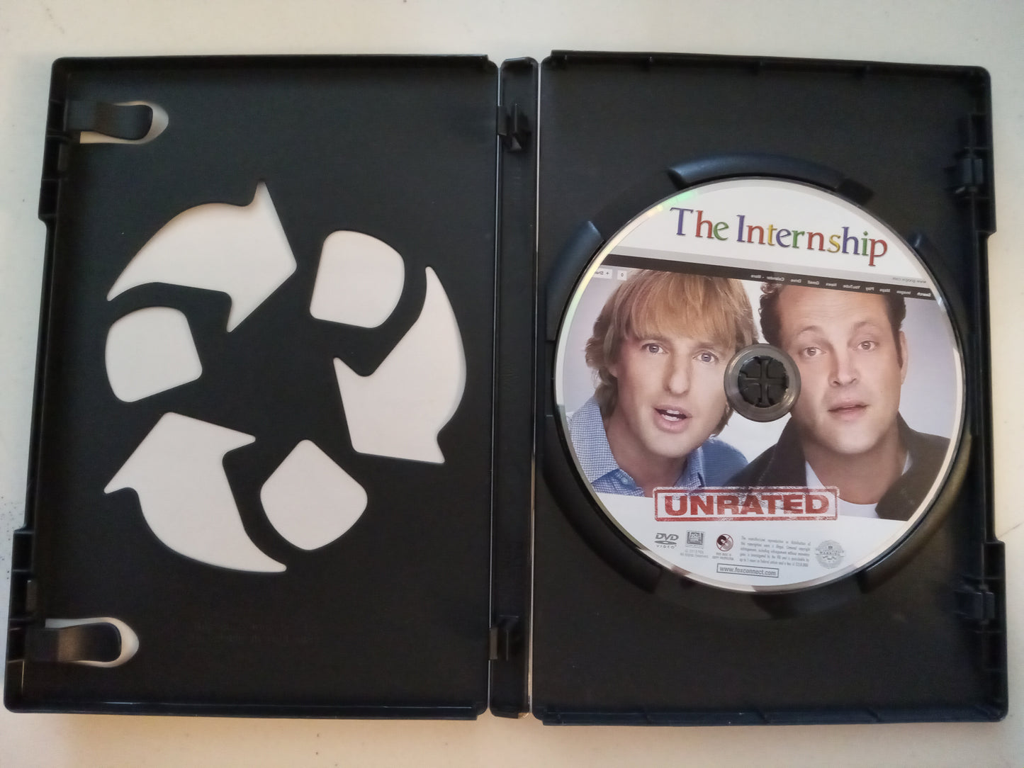 The Internship, DVD Movie, Vince Vaughn Widescreen, Not Rated/PG-13, USED